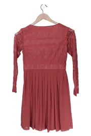 Vorschaubild 2 von Damen festliches Kleid Gr. 36/S Rot Spitze Elegant Abendkleid