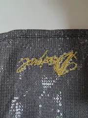 Vorschaubild 6 von Damen Top Silber Pailletten Print Gr. 38/M Glamourös Party