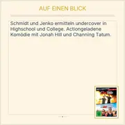 Vorschaubild 2 von 21 & 22 Jump Street - 2 Filme DVD Komödie Jonah Hill Channing Tatum FSK 12