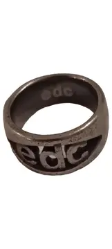 Vorschaubild 1 von Damen Ring Größe 15 Silber Casual edc Logo