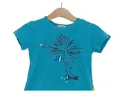 Vorschaubild 2 von T-Shirt Baby Gr. 80 Türkis Palme Teddybär Kurzarm Baumwolle