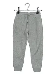 Vorschaubild 2 von Jogginghose Kinder Gr. 110 grau meliert Slim Fit Kordelzug