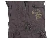 Vorschaubild 3 von Blusenkleid Damen Gr. 36/S Grau Baumwolle Casual