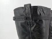 Vorschaubild 2 von Damen Stiefel Gr. 38 Schwarz Blockabsatz Reißverschluss