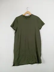 Vorschaubild 2 von Damen Freizeitkleid Gr. 42 XL Grün Baumwolle Casual