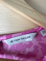 Vorschaubild 3 von Sommerkleid Damen Gr. 38 Pink Casual Viskose Rüschen