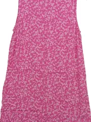 Vorschaubild 2 von Sommerkleid Damen Gr. 38 Pink Casual Viskose Rüschen