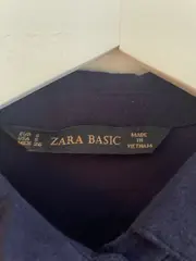 Vorschaubild 3 von Basic Damen Hemdbluse Langarm Blau Gr. S 36 Casual