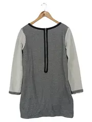 Vorschaubild 2 von Damen Blusenkleid Gr. 38/M Grau Casual Streetwear Baumwolle