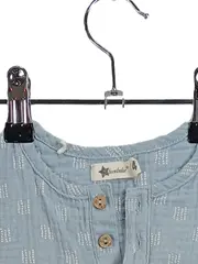 Vorschaubild 2 von Baby Body Strampler Gr. 74 Blau Baumwolle Kurzarm