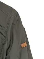 Vorschaubild 2 von edc Damen Parka Oliv Gr. 38/M Freizeit Kapuze Baumwolle Übergangsjacke