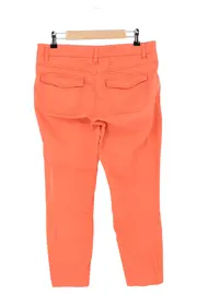 Vorschaubild 1 von Damen Stoffhose Gr. 38 M Orange Casual Baumwolle