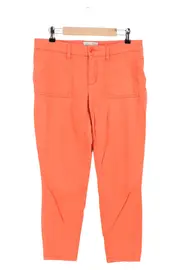 Vorschaubild 2 von Damen Stoffhose Gr. 38 M Orange Casual Baumwolle