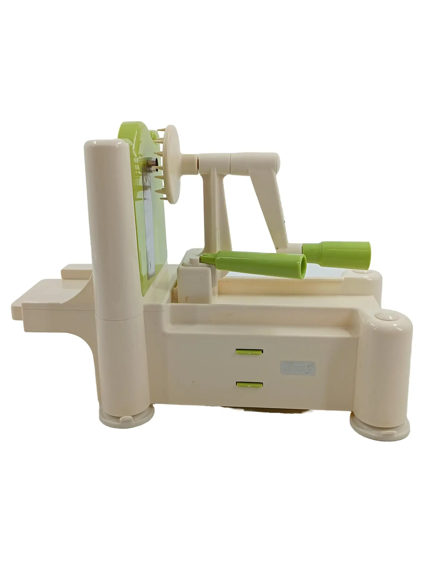 LURCH Spiralschneider Gemüsespaghetti Zoodles Maker Kunststoff Beige Küche