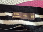 Vorschaubild 2 von Strickkleid Damen M 38 Blau Weiß Gestreift Maritim Langarm