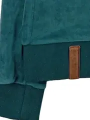 Vorschaubild 5 von Damen Sweatshirt Samt Pullover Petrol Gr. L Langarm