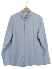 Vorschaubild 1 von Herren Business Hemd Blau Gr. 50/L Baumwolle Langarm Slim Fit