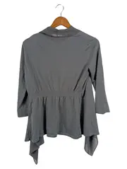 Vorschaubild 2 von Damen Strickjacke Gr. 36/S Grau Casual Cardigan Viskose