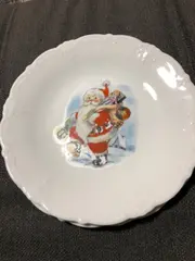 Vorschaubild 2 von Weihnachtsteller Wandteller Nikolaus Motiv Porzellan 25cm Weiß