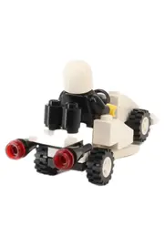 Vorschaubild 2 von Bauset Komplett Rennwagen mit Fahrer Figur Weiß Kinder Spielzeug