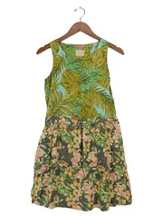Vorschaubild 1 von Mädchen Sommerkleid Blumenmuster Gr. 164 Mehrfarbig