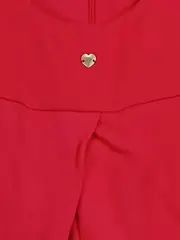 Vorschaubild 3 von Festliches Kleid Rot Pailletten Applikationen Gr. 140 Elegant