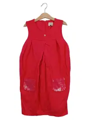 Vorschaubild 1 von Festliches Kleid Rot Pailletten Applikationen Gr. 140 Elegant