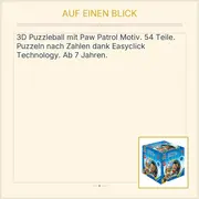 Vorschaubild 2 von Paw Patrol 3D Puzzle 54 Teile Easyclick Zahlen Puzzeln ab 7J