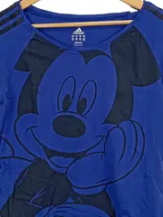 Vorschaubild 3 von Damen T-Shirt Mickey Mouse Motiv Gr. 34/XS Blau Casual