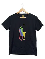 Vorschaubild 1 von Herren T-Shirt Gr. M Schwarz Big Pony Bunt Logo
