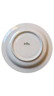 Vorschaubild 2 von Porzellan Tasse Unterteller Klassisch Weiß Blumenmuster