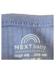 Vorschaubild 8 von Baby Body Strampler Kurzarm Blau Gr. 9-12 Monate Reißverschluss