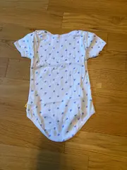 Vorschaubild 2 von Baby Body Gr. 56 Weiß mit Herzmuster Baumwolle