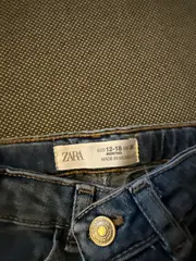 Vorschaubild 3 von Kinder Cargo Jeans Hose Gr. 86 Blau 12-18 Monate Denim