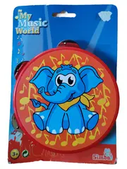 Vorschaubild 1 von Tamburin Elefantenmotiv My Music World Kinderinstrument Mehrfarbig