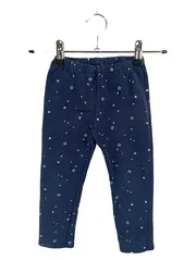 Vorschaubild 1 von Baby Kinder Leggings Sternenmuster Blau Gr. 100 Mädchen