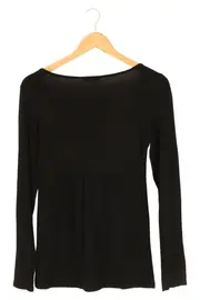 Vorschaubild 2 von COLLECTION Langarmshirt Damen 36/S Schwarz Casual Elegant Raffungen