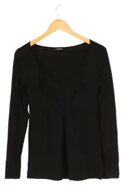 Vorschaubild 1 von COLLECTION Langarmshirt Damen 36/S Schwarz Casual Elegant Raffungen