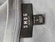 Vorschaubild 3 von Damen T-Shirt Gr. 40/L Grau Casual Rippstrick Slim Fit