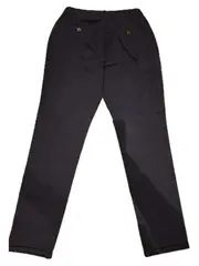 Vorschaubild 2 von Damen Stoffhose Chino Gr. 38 Navy Blau Slim Fit Baumwolle