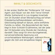 Vorschaubild 3 von 24 Staffel 1 DVD Kiefer Sutherland Thriller FSK 16