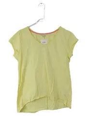 Vorschaubild 1 von Damen T-Shirt Gr. S gelb Kurzarm Baumwolle Casual Basic