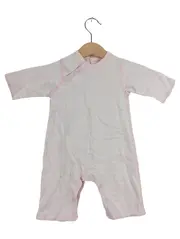 Vorschaubild 1 von Baby Strampler Gr. 62 0-3 Monate Rosa Gestreift Baumwolle