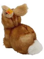 Vorschaubild 2 von Kuscheltier Hase Braun Plüschtier Stofftier Knopf im Ohr