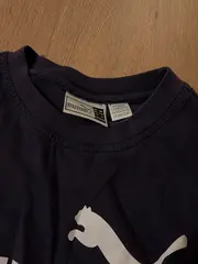 Vorschaubild 2 von T-Shirt Kinder Gr. 140 Navy Blau Logo-Print Sportshirt