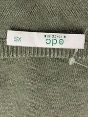 Vorschaubild 3 von Damen Strickjacke Grün Gr. 34/XS Klassisch Elegant Cardigan