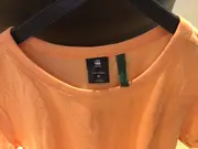 Vorschaubild 2 von Damen T-Shirt Basic Orange Gr. M Kurzarm Baumwolle
