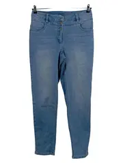 Vorschaubild 1 von High Waist Jeans Damen XL W33 42 Hellblau Stretch Skinny