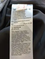 Vorschaubild 4 von Damen Lederjacke Gr. 36/S Grau Casual Biker-Stil Reißverschluss