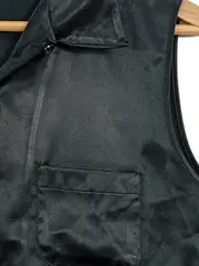 Vorschaubild 2 von Hemdbluse Damen 42/XL Schwarz Elegant Ärmellos